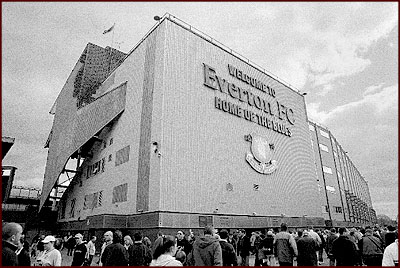 Goodison Park stadium, home of the Everton since 1892